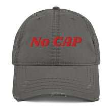 Load image into Gallery viewer, No Cap Distressed Dad Hat