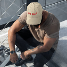 Load image into Gallery viewer, No Cap Distressed Dad Hat