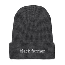 Load image into Gallery viewer, black farmer beanie