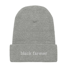 Load image into Gallery viewer, black farmer beanie