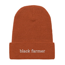 Load image into Gallery viewer, black farmer beanie