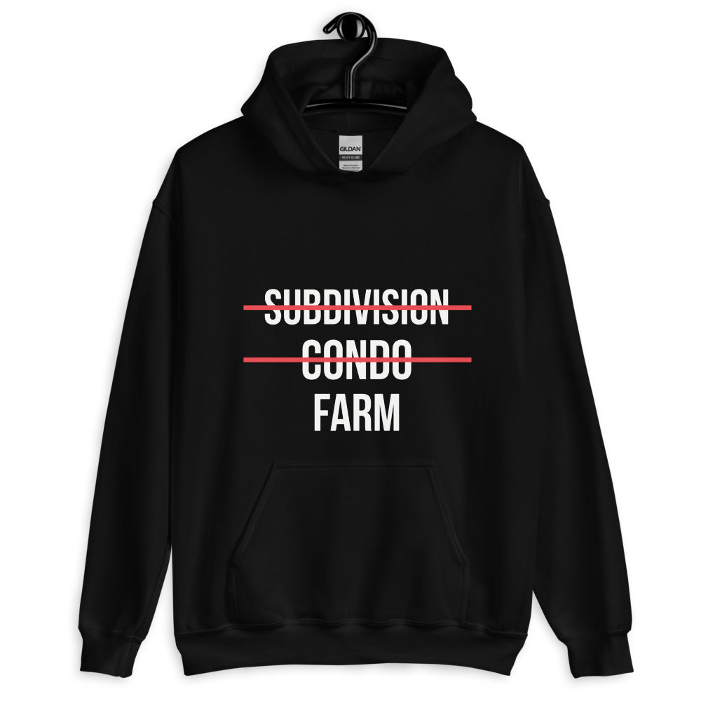 Subdivision, Condo, Farm Hoodie