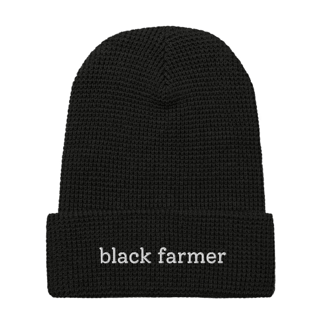 black farmer beanie